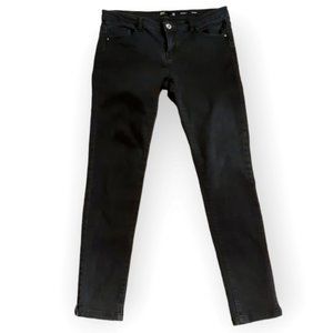 SFERA DENIM premium super skinny medium rise black jeans Size 6